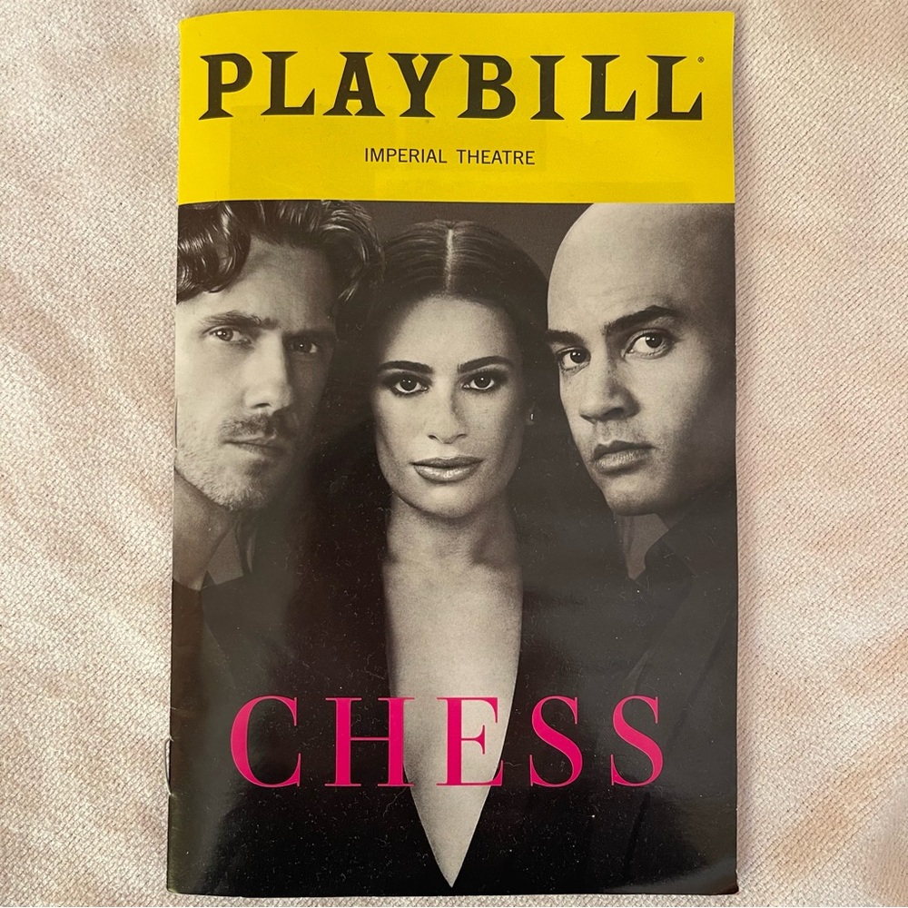 Chess Broadway Playbill